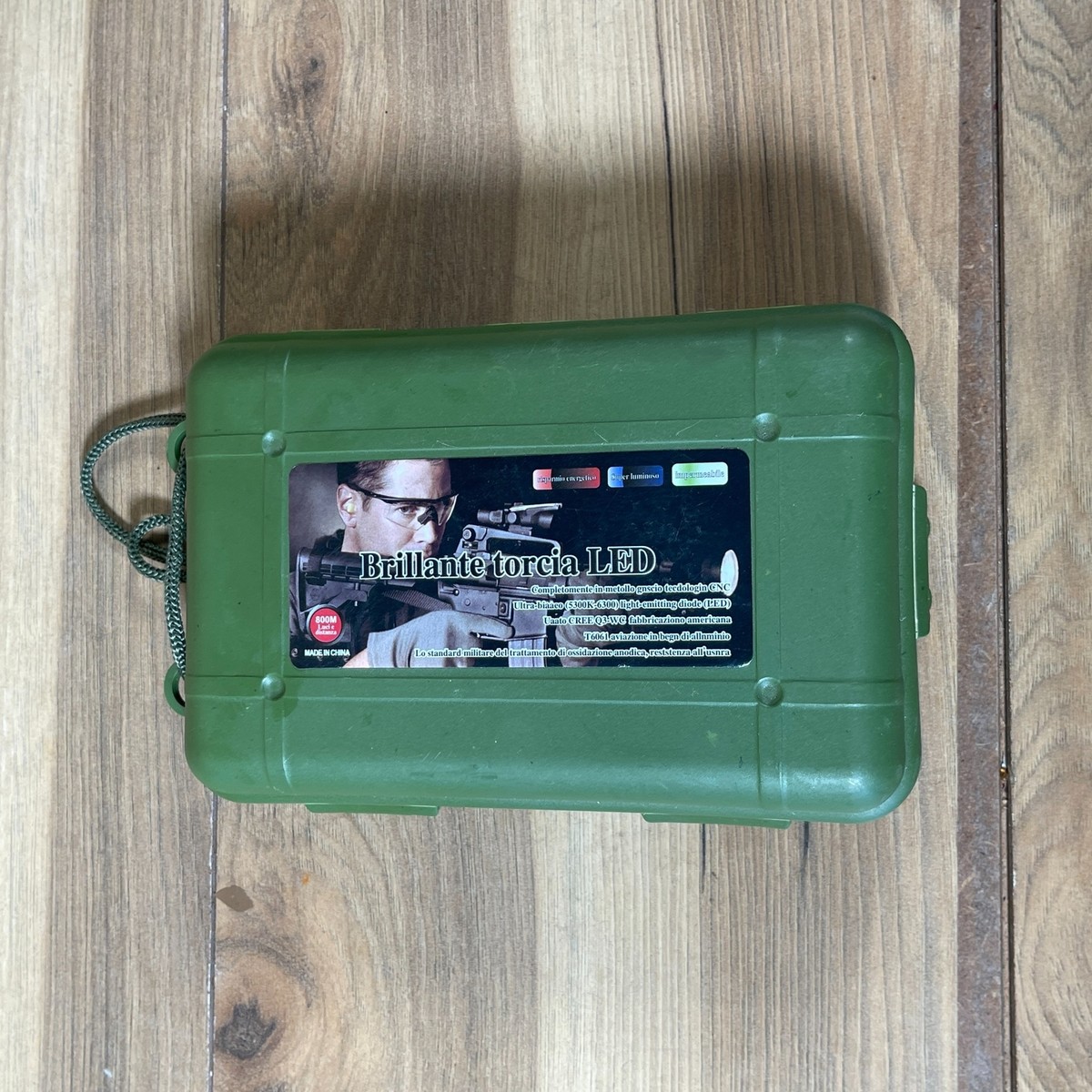 Jobsmart Torcia Led Vintage Stile Militare 400 Lumen