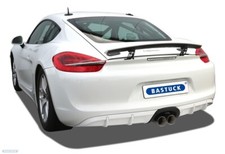 Bastuck Klappen Endschalldämpfer Porsche Boxter 718 Cayman 981 2x90mm Race