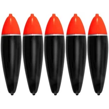 5PCS Bobbers for Fishing Sycamore Wood Fishing Slip Bobbers Floats 4.1in Sens...