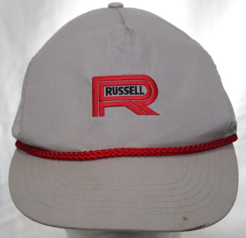 Baseball Hat Red Gray Strapback Cap 