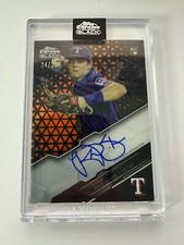 2020 Topps Chrome Black Refractor /150 Nick Solak #CBA-NS Rookie Auto RC