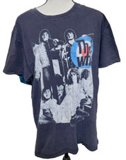The Who Band Tee 2015 Black XL Retro 2 Sides Rock