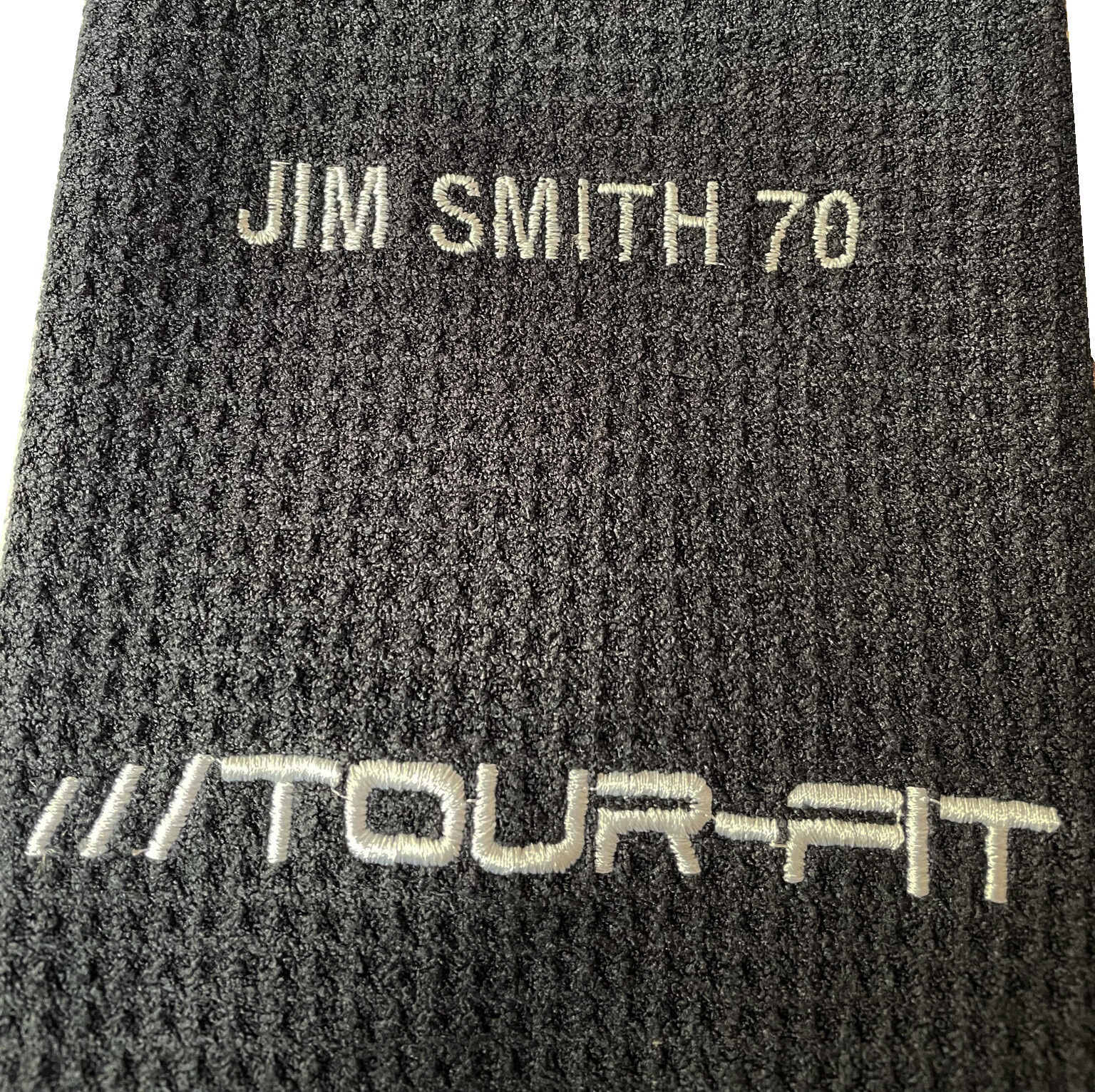 Personalised Golf Towel Any Name Golf Microfibre Towel Embroidered