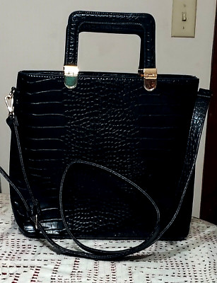 C Est. 1946 Cato Stand Alone Bag, Laptop, Shoulder Straps, 15''x12''x4.5'' ,Black