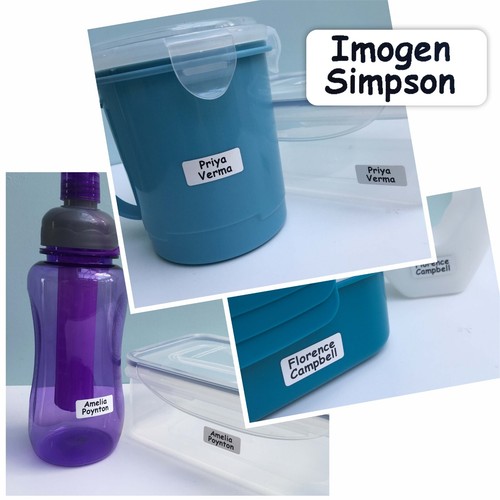 ultrastick™ Resistente Al Agua Estampado Etiquetas - Perfectos Para Loncheras, - Picture 7 of 7