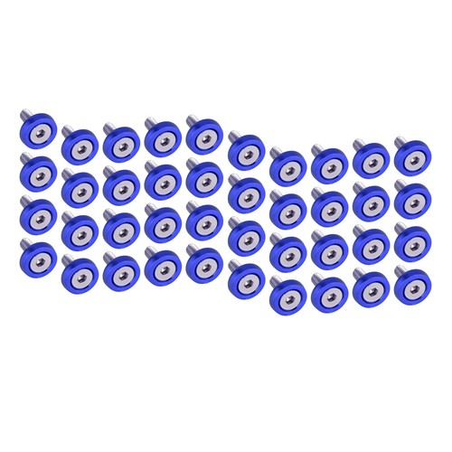 40PCS Aluminum Alloy Fender Bumper Washer Bolt Engine Bay Accessories Kit - Foto 3 di 15
