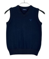 GANT Kid's Boy's Knitted V-Neck Vest Gillet Size 8 y.o
