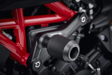 DUCATI XDiavel DARK 2021 hacia adelante marco negro protección contra choques rendimiento Evotech - Imagen 3 de 3