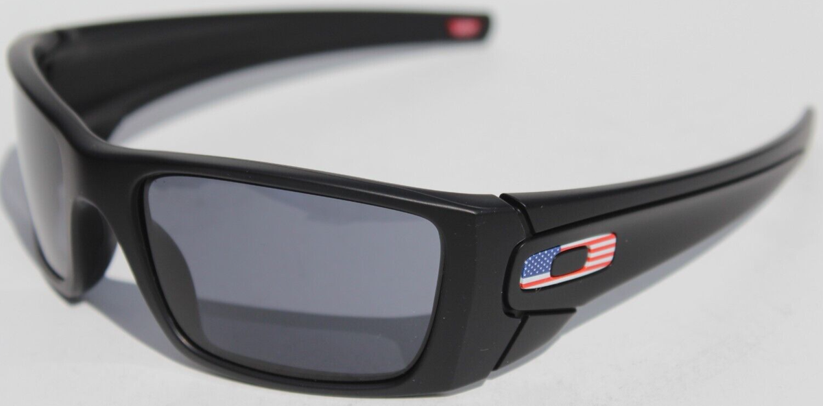 OAKLEY Fuel Cell Sunglasses Black/Grey SI Red White Blue USA OAKLEY Fuel Cell Sunglasses Black/Grey SI Red White Blue USA
