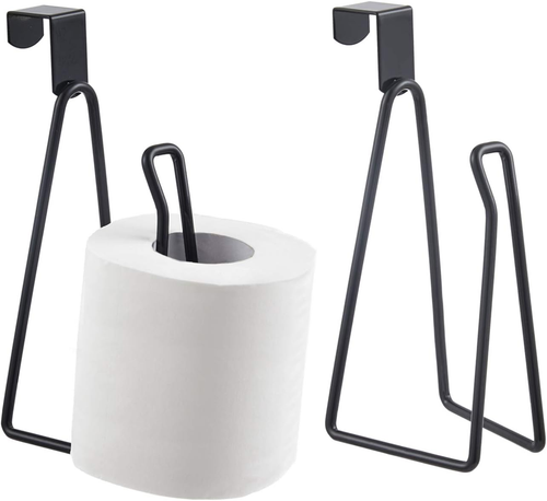 Over the Tank Toilet Paper Holder Stand, Metal Toilet Tissue Roll Holder Dispens - Picture 9 of 12