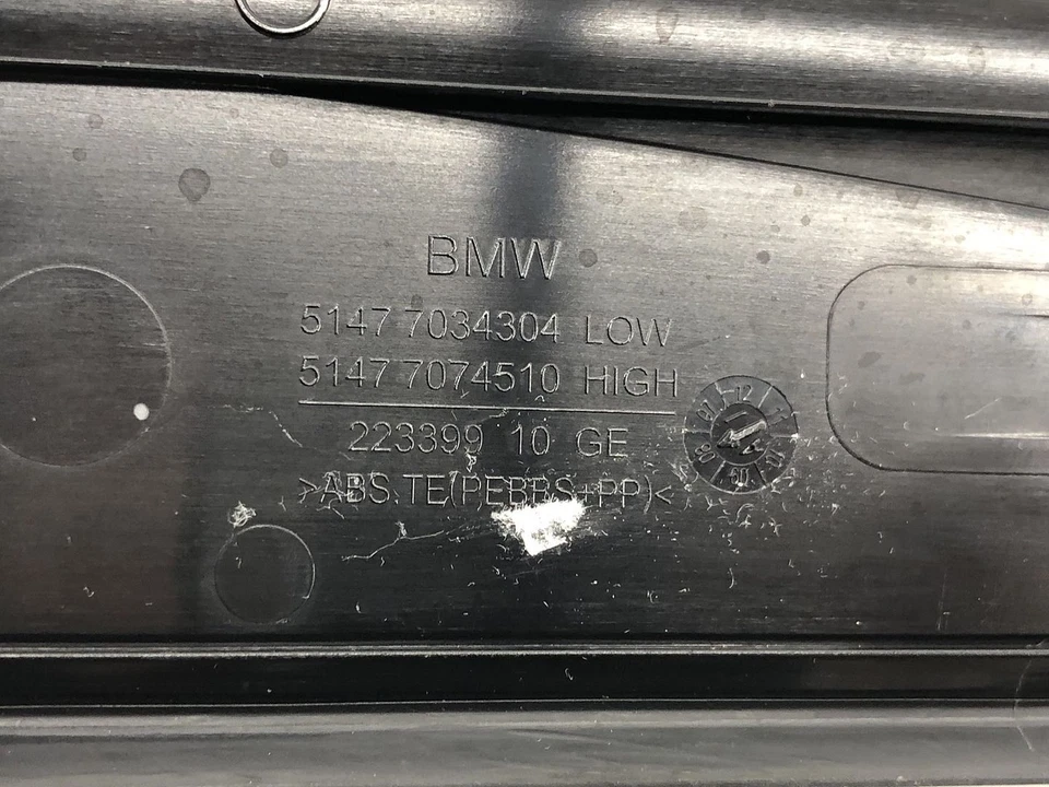 06-07 BMW 530XI PORTA DIANTEIRA DIREITA PASSAGEIRO LATERAL PLACA TAMPA ACABAMENTO FABRICANTE DE EQUIPAMENTO ORIGINAL - Imagem 3 de 4