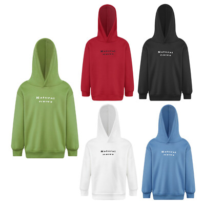 Girls Boys Hooded Sport Sweatshirt Warm Pullover Tops Hoodies