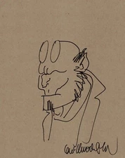 Guillermo Del Toro Signed Autograph Hellboy Original Art Sketch 11x14 BAS COA