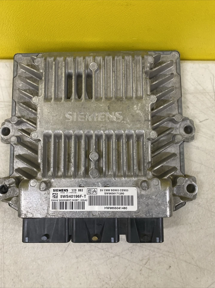 MÓDULO CONTROL MOTOR PEUGEOT 407 HDI SIEMENS ECU 5WS40196F-T Foto 2 de 4