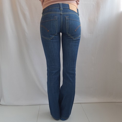 Dondup Women's Jeans Coline Flared Leg Size W26 L29 Rise 7.5" Denim RRP €220 - Picture 8 of 22