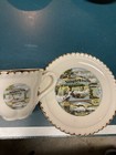 Beautiful Vintage Teacup & Saucer- Niagara Falls- Gold Around Edges Is Classy — photo 1