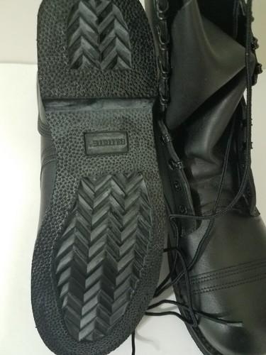 NEW Addison Shoe Company Biltrite Non Sparking Military Boots Black Leather 10N - Picture 8 of 10