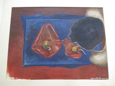 CASTELLANO  PAINTING CUBIST CUBISM CHILES SURREALISM MODERNISM EXPRESSIONISM