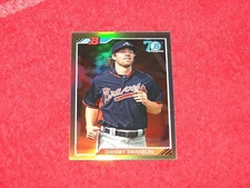DANSBY SWANSON BRAVES 2017 BOWMAN CHROME '92 BOWMAN REFRACTOR (B-3659)