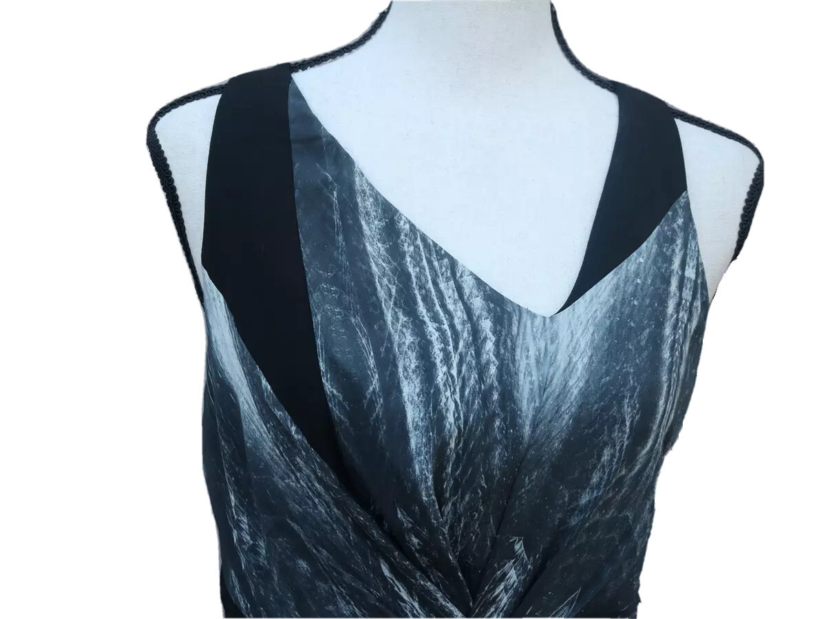 Helmut Lang Dress Womens 4 Silk Black White Sleeveless Back Zip | eBay Helmut Lang Dress Womens 4 Silk Black White Sleeveless Back Zip | eBay
