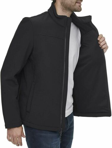 NEW Calvin Klein Men's Soft Shell Open Bottom Jacket Deep Black, Size Small  191797679064 | eBay