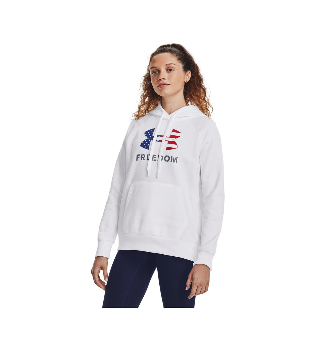  Under Armour Womens Freedom Rival Hoodie, Black (001)/White,  X-Small : Clothing, Shoes & Jewelry