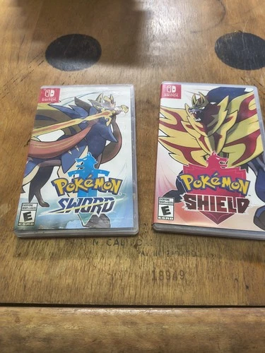 Pokemon Sword & Shield (Nintendo Switch) Lot of 2 | Games Bundle Set | Authentic