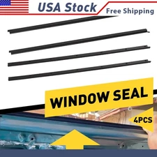 Inner & Outer Window Weatherstrip For 1986-1997 Nissan Navara Truck Hardbody D21