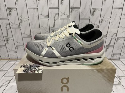 New On Cloud Cloudsurfer 2 Running Shoes Training Sneakers Grey Green Mens 10