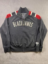 Vintage Chicago Blackhawks Jacket Men’s S Old Time Hockey Loge Collection Logo