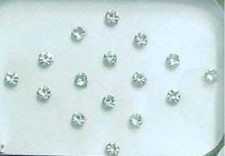 Indian Traditional Style Round Shape Bindi White Color E435