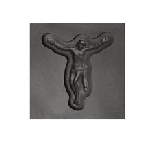 Small - Jesus Christ Religious 3D Graphite Ingot Mold for Precious Black