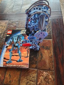 Vintage 2002 LEGO Star Wars Super Battle Droid 8012 Retired Set 