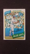 1980 Topps Baseball card #77 Dave Stieb    ( VG to EX )