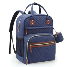 Diaper Bag Backpack for Baby Essentials, Waterproof Travel Tote with Stroller