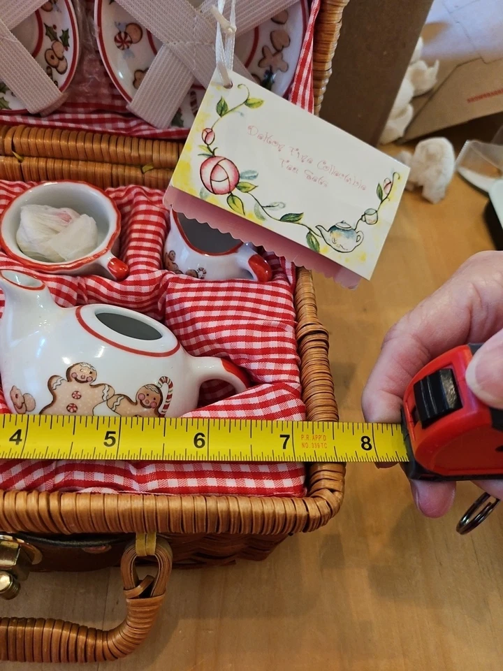 Juego de té Dalton juego de cesta de picnic para 2 personas asas y cierre de hebilla Foto 2 de 4