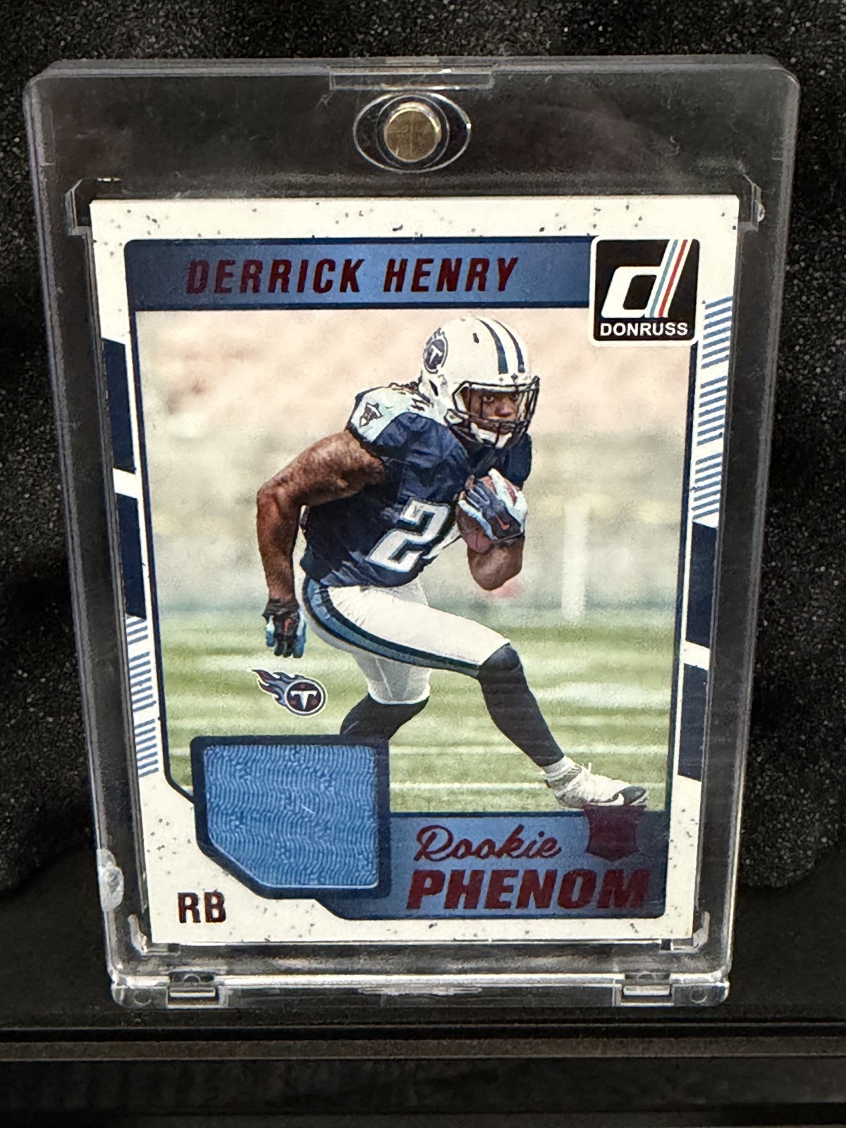 Derrick Henry Panini Donruss Rookie Phenom Jersey Relics #39 Red Foil