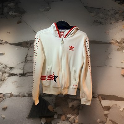 Adidas 2008 Peking China Olympic's USA Jacke Damen Medium Vintage Selten Rare