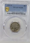 1921-S Buffalo Nickel - PCGS VG 10 - Gold Shield