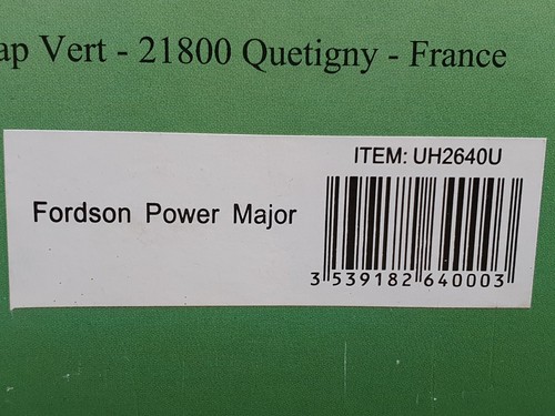 UNIVERSAL HOBBIES UH2640U FORDSON POWER MAJOR 1:16 Tractor Boxed Blue - Picture 19 of 19