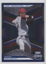 2023 Panini Elite Extra Edition Blue Aspirations 338/349 Grayson Hitt #133 2o7