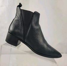 Acne Studios Jensen Pebbled Leather Boots Siz...