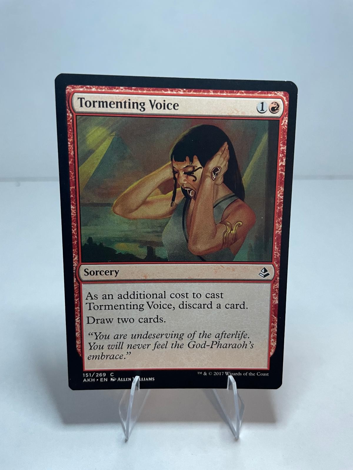 Tormenting Voice 151 Common Amonkhet Lightly Played