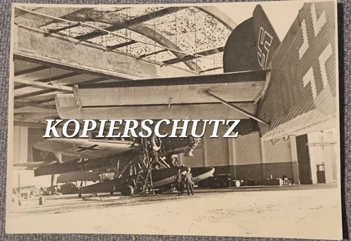 3x  XXL Fotos Wasserflugzeug Kennung Luftwaffe Norwegen Fjord Hangar Heinkel JU