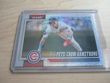 2026 Topps Series 1 Pete Crow-Armstrong silver Glitter Foil #196 Chicago Cubs