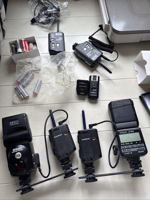 Nikon Speedlight SB-28dx Flash & Pocket Plus & Flashfire Trigger OCF System
