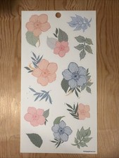 Flower Bouquet Sticker Sheet Scrapbook Planner Craft Stickers