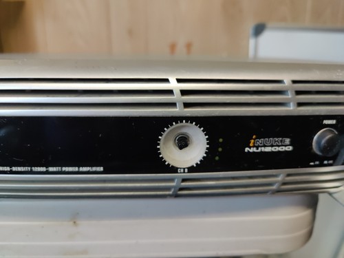 BEHRINGER I NUKE NU12000 WATTS DIGITAL AMPLIFIER Untested - Picture 2 of 10