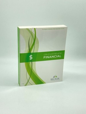 Becker CPA Exam Review Financial 2017 Edition V3.1 for Exams Scheduled after
