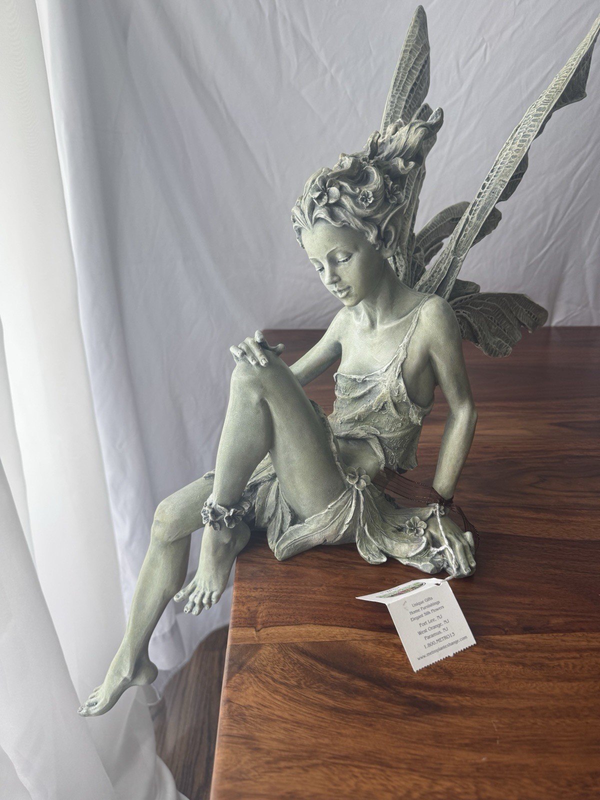 17-Inch Garden Fairy Figurine for Outdoor Decor by Metropolitan Plant & Flower Exchange